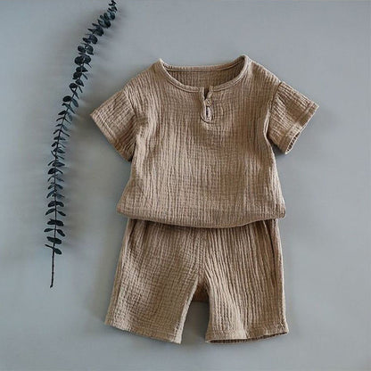 Baby Short-Sleeved Summer Suit