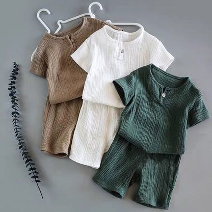 Baby Short-Sleeved Summer Suit