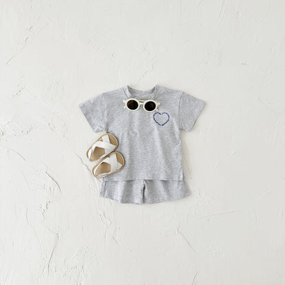 Baby Short Sleeve Two-Piece Set