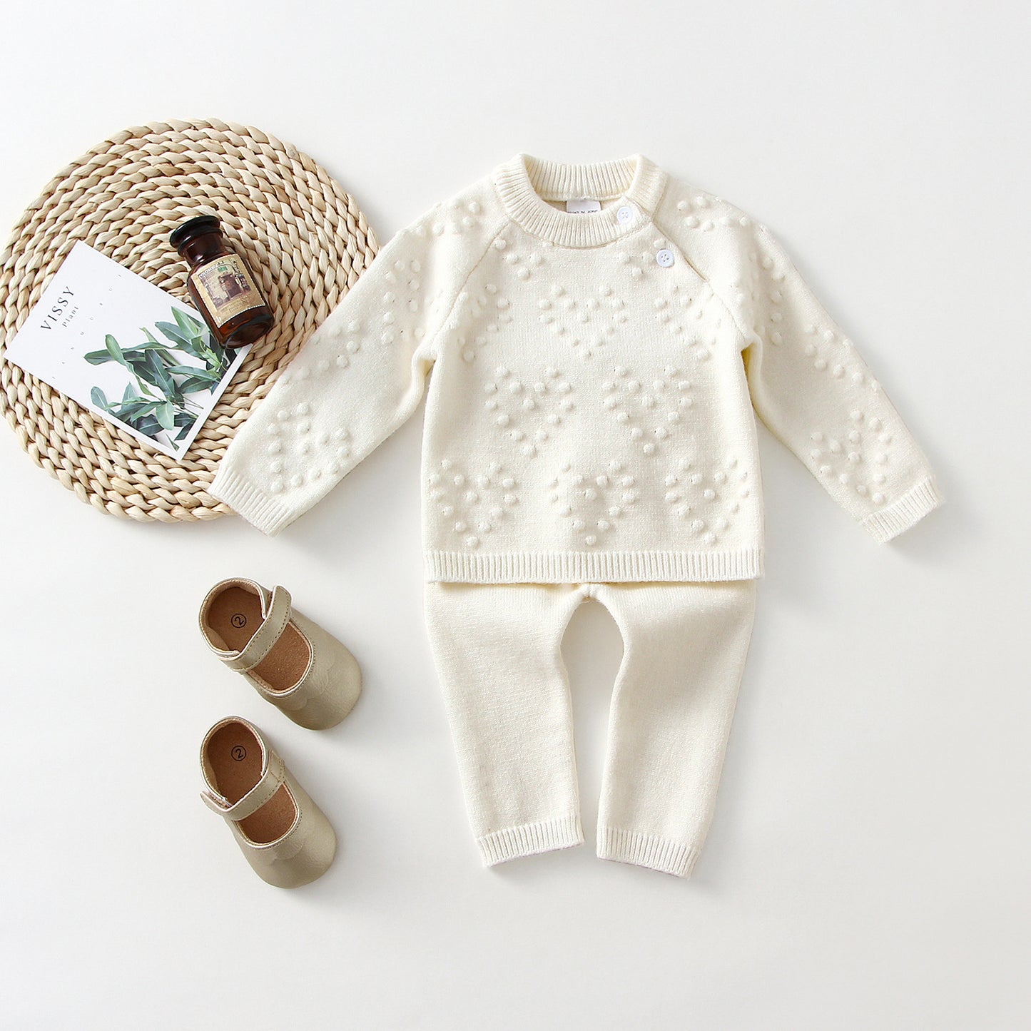 Baby Sweater And Pants Set