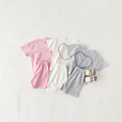 Baby Short Sleeve Two-Piece Set