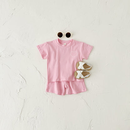 Baby Short Sleeve Two-Piece Set